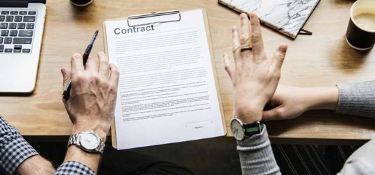 Going over contract